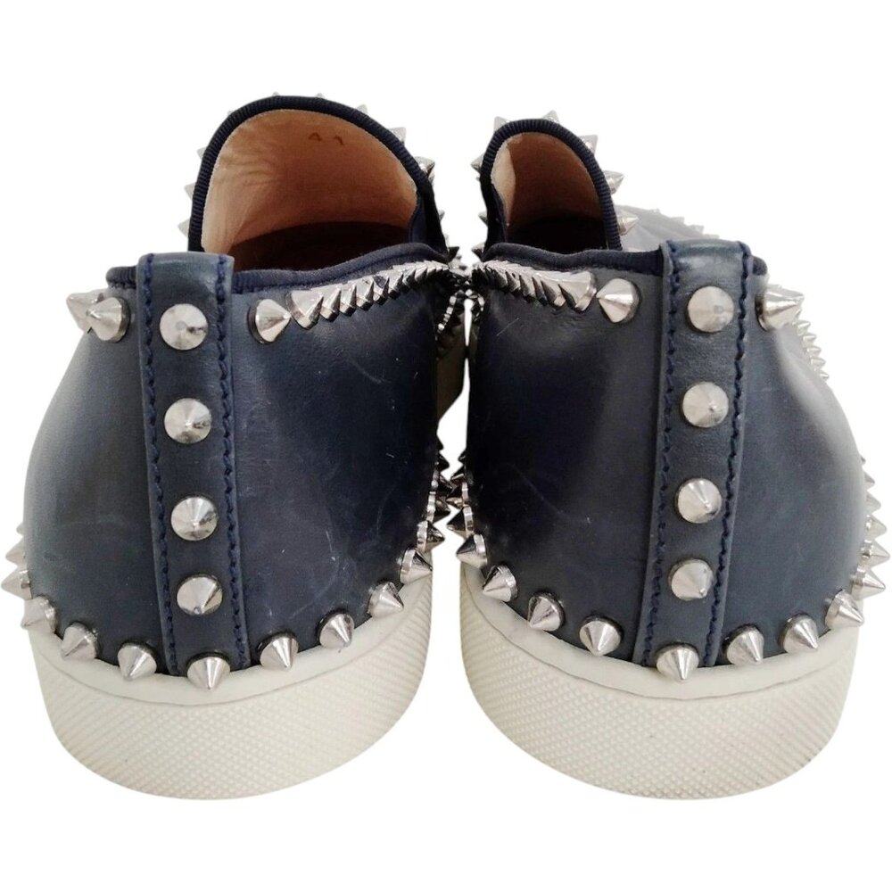 (L3) Christian Louboutin Shoe Black Leather - Picture 3 of 8